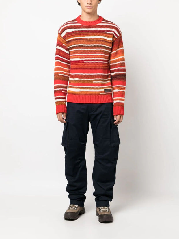 DSQUARED2 - striped crew-neck jumper