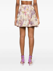 ZIMMERMANN - floral-print flared miniskirt