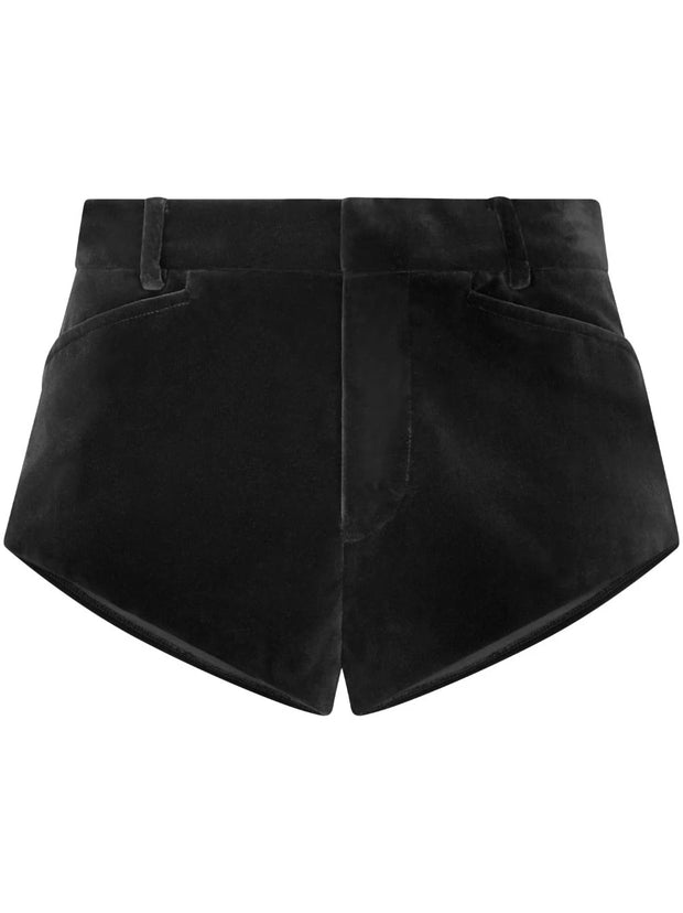 TOM FORD - velvet mini shorts