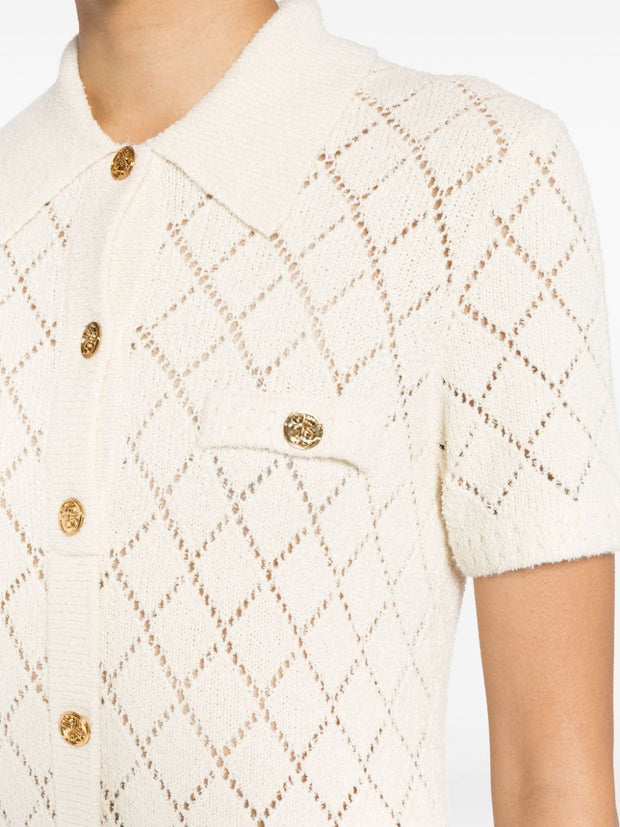 ZIMMERMANN - buttoned knitted minidress