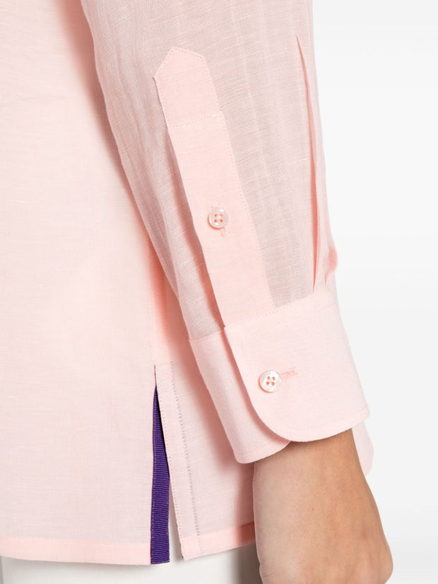 Ralph Lauren Collection - spread-collar button-fastening shirt