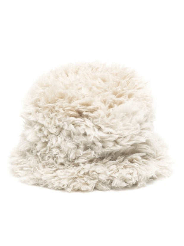 Goldbergh - faux-fur cotton bucket hat