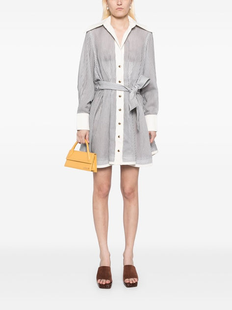 illustration tuck mini dress ZIMMERMANN