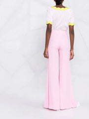 MOSCHINO - high-waisted flared trousers