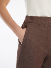 MAX MARA - Brown Slim Fit Galizia Trousers