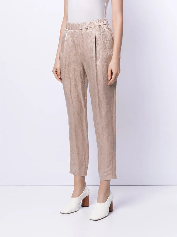 FABIANA FILIPPI - High-Rise Cropped Jacquard Trousers