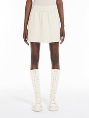 Max Mara - Nettuno Short skirt in cotton scuba fabric