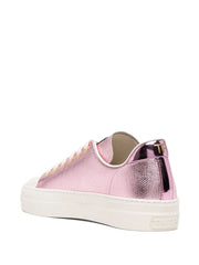 TOM FORD - City metallic-finish sneakers
