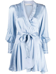 ZIMMERMANN - silk belted wrap dress