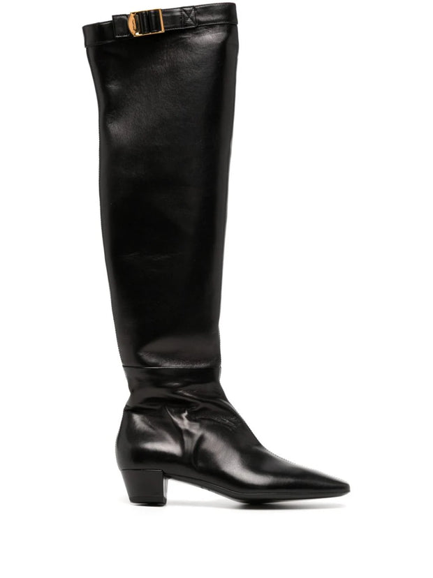 TOM FORD - 40mm knee-length leather boots