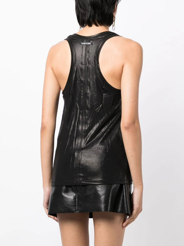 TOM FORD - laminated tank top