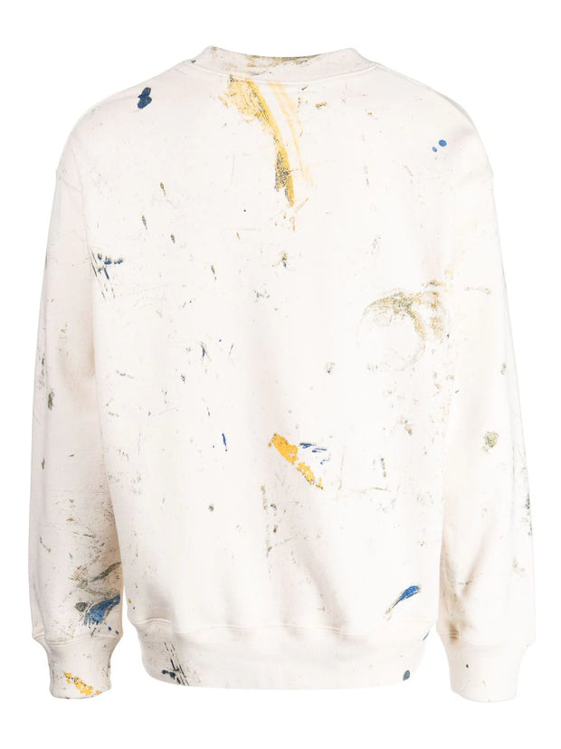 DOMREBEL - logo-embroidered cotton sweatshirt