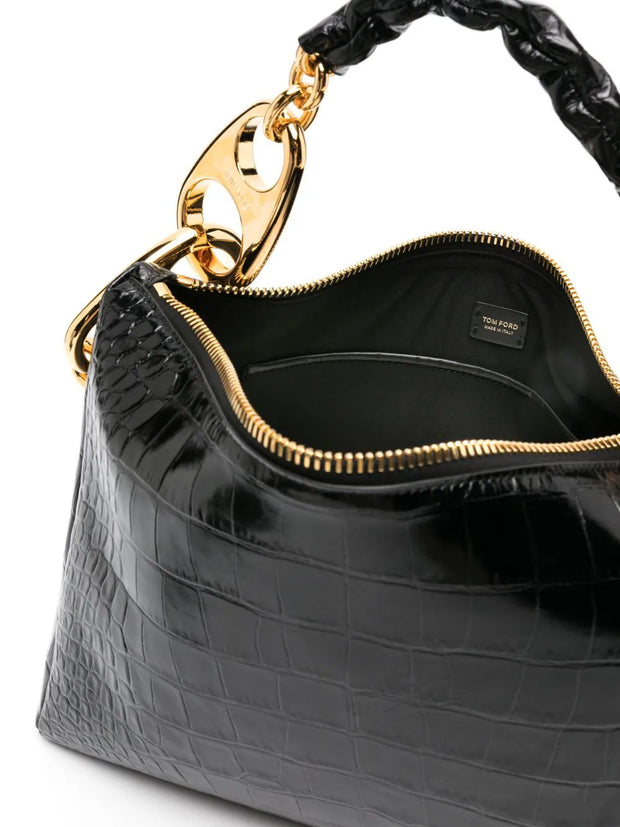 TOM FORD - Carine crocodile-embossed leather bag