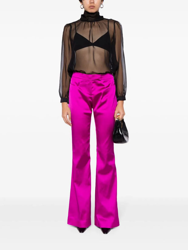 TOM FORD - flared satin trousers