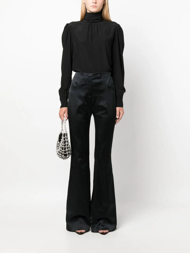 TOM FORD - flared satin trousers