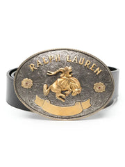 Ralph Lauren Collection - embellished-buckle leather belt
