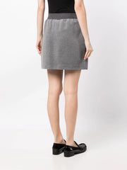 FABIANA FILIPPI - felted A-line wool miniskirt