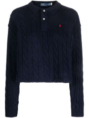 POLO RALPH LAUREN - Polo Pony cable-knit top