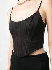 ZIMMERMANN - silk corset top