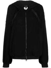 TOM FORD - panelled zip-up hoodie
