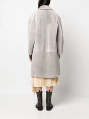 FABIANA FILIPPI - belted-waist reversible shearling coat