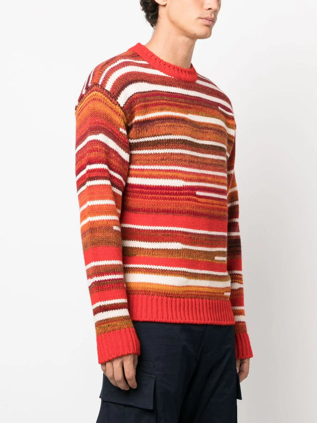 DSQUARED2 - striped crew-neck jumper