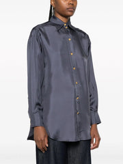 ZIMMERMANN - straight-point collar silk shirt