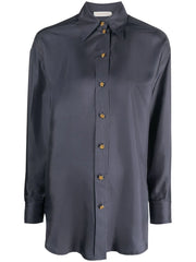 ZIMMERMANN - straight-point collar silk shirt
