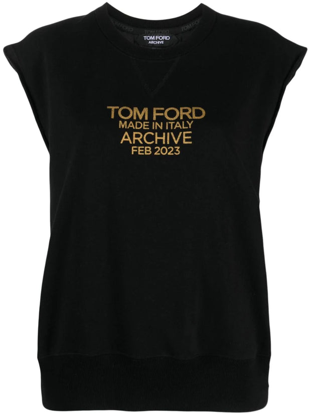 TOM FORD - logo-print cotton T-shirt