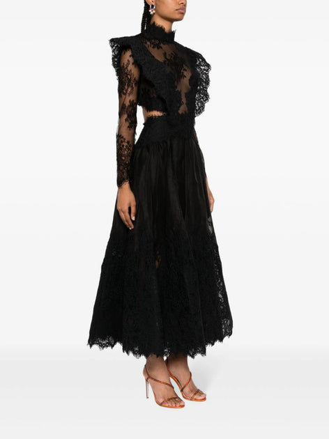 ZIMMERMANN - Sensory lace flared dress – Bannerman's