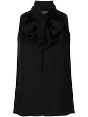 TOM FORD - scarf-detail silk blouse