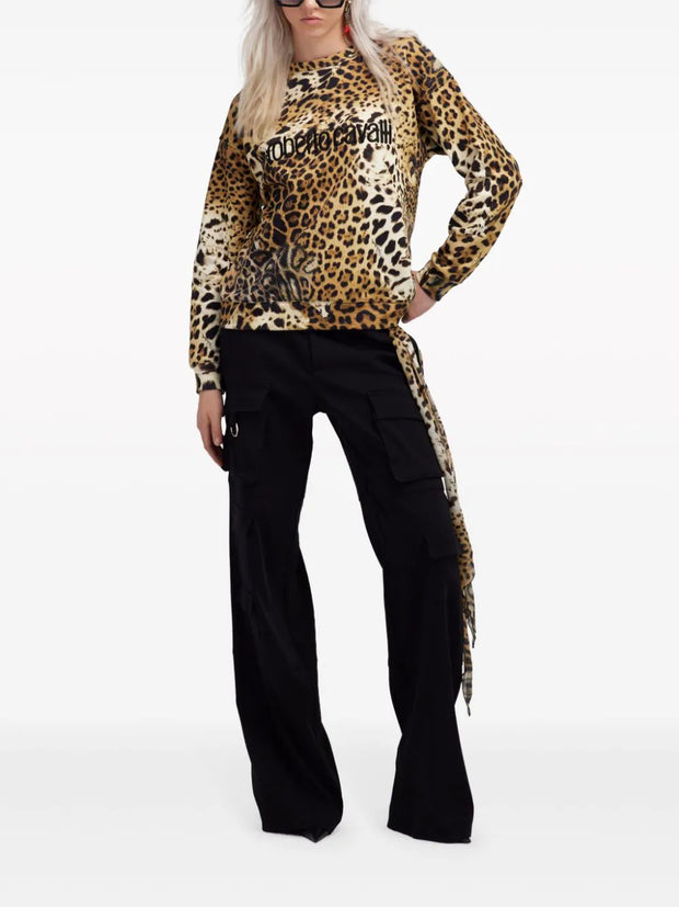 ROBERTO CAVALLI - belted cargo trousers