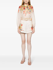 ZIMMERMANN - Alight floral-print linen shorts