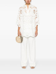 ZIMMERMANN - floral-embroidered blouse