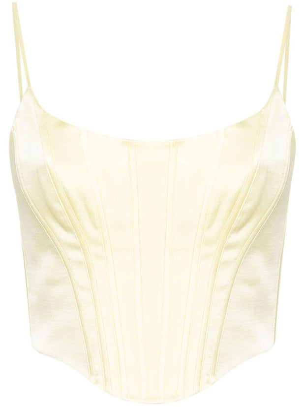 ZIMMERMANN - silk corset top