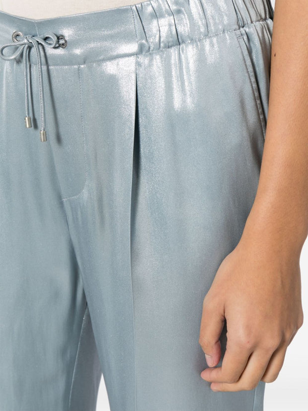Ralph Lauren Collection - metallic slim-cut trousers