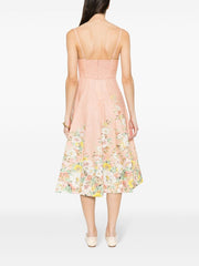 ZIMMERMANN - floral-print A-line linen dress