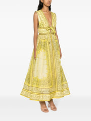 ZIMMERMANN - bandana-print linen-blend dress