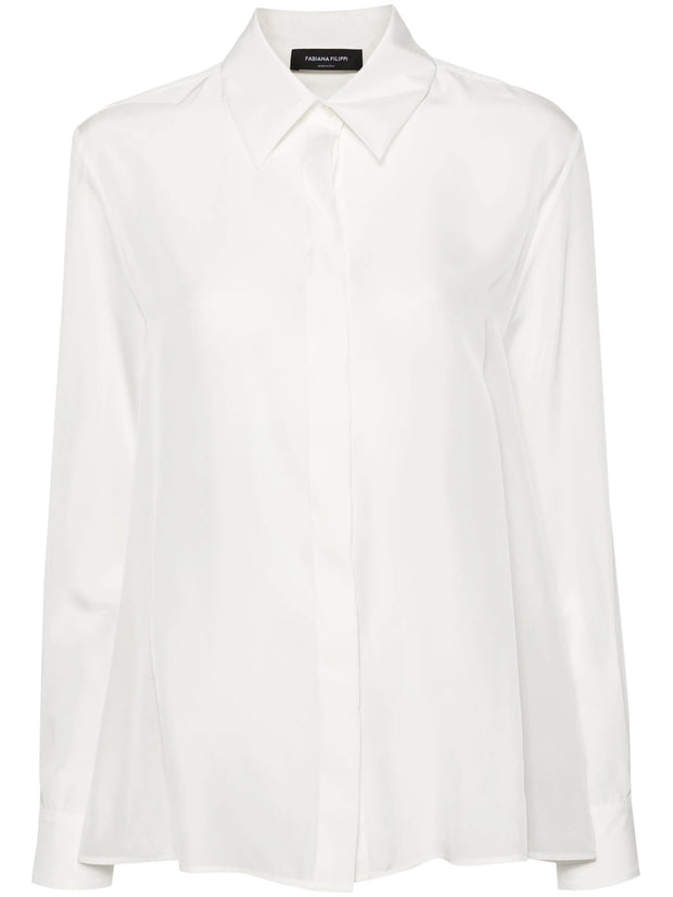 FABIANA FILIPPI - Long-Sleeve Silk Shirt