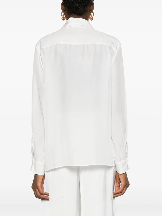 FABIANA FILIPPI - Long-Sleeve Silk Shirt