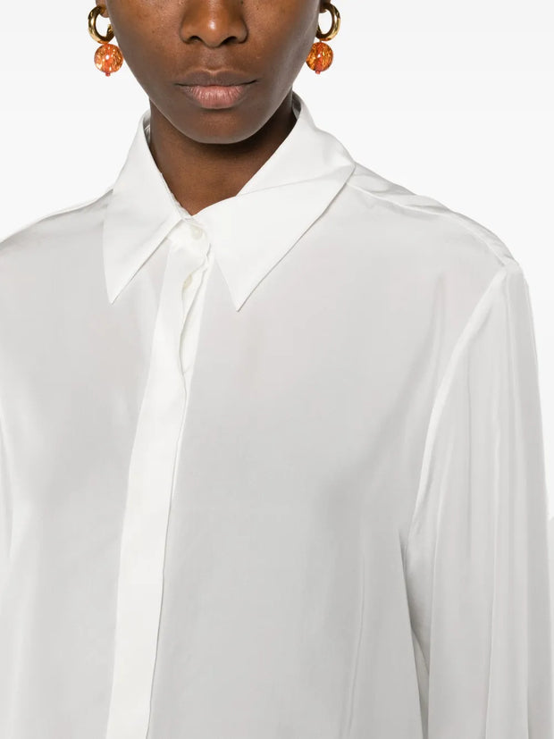 FABIANA FILIPPI - Long-Sleeve Silk Shirt