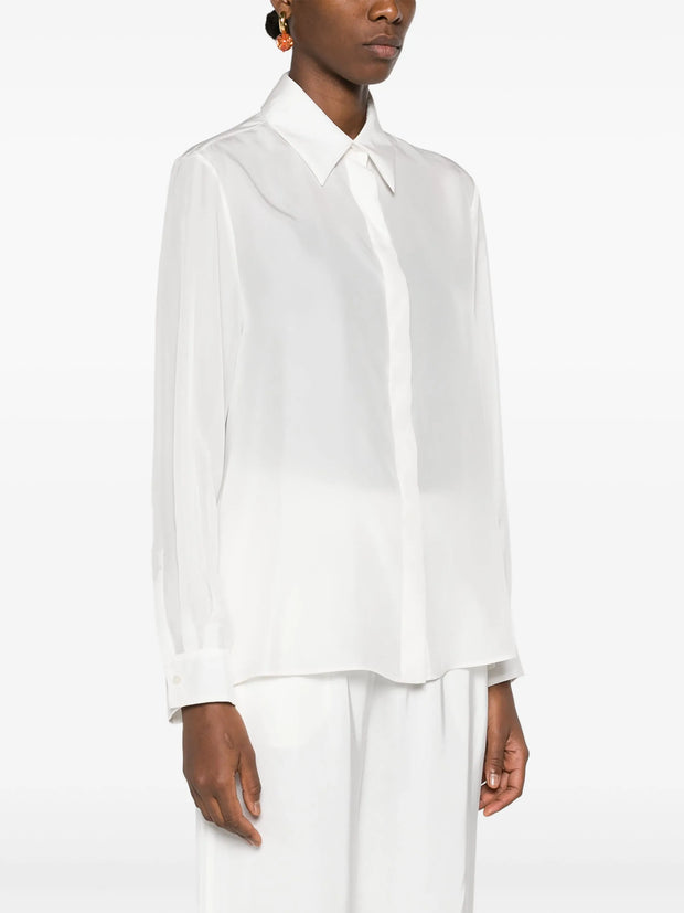 FABIANA FILIPPI - Long-Sleeve Silk Shirt