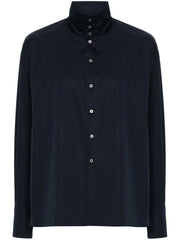 FABIANA FILIPPI - High-Neck Poplin Shirt