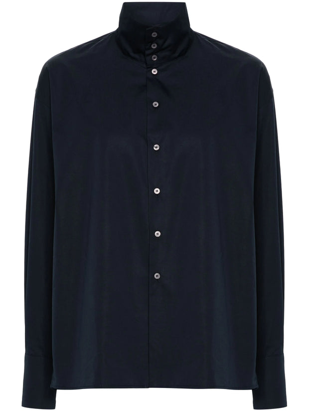 FABIANA FILIPPI - High-Neck Poplin Shirt