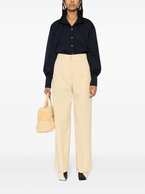 FABIANA FILIPPI - High-Neck Poplin Shirt