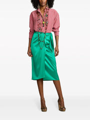 Ralph Lauren Collection - Cagney printed silk blouse