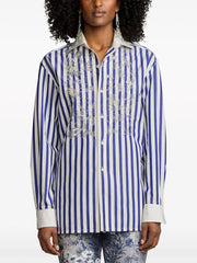 Ralph Lauren Collection - Capri embellished cotton shirt