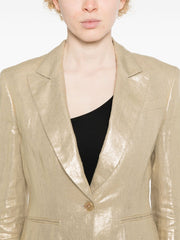Ralph Lauren Collection - Aaiden foiled linen blazer