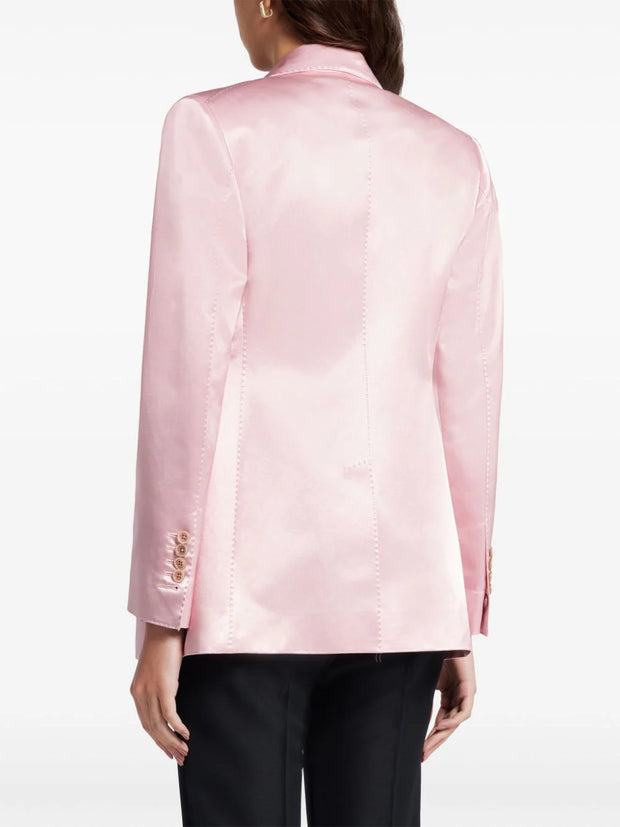 TOM FORD - double-breasted satin jacket