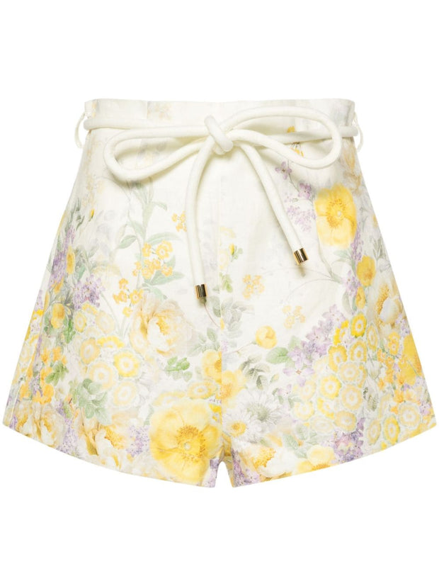 ZIMMERMANN - Harmony floral-print linen shorts